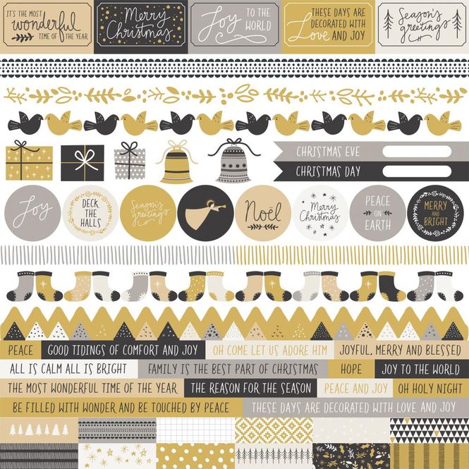 Hovedbilde First noel - sticker sheet
