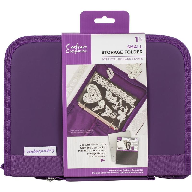 Crafter's Companion Stamp & Die Storage Folder Small, Purple