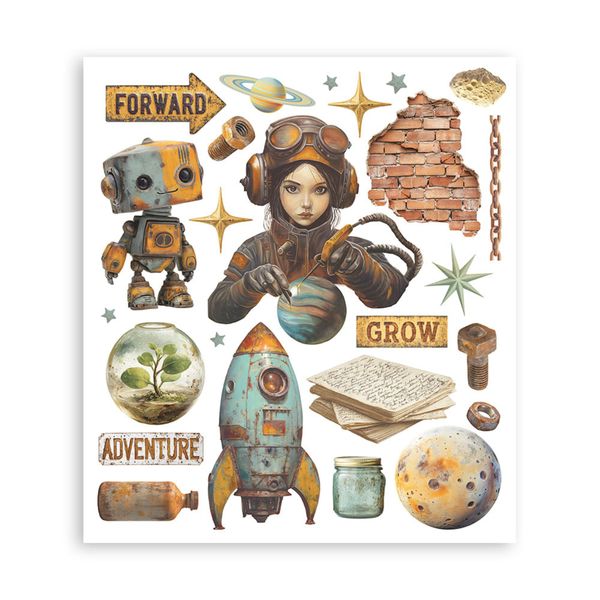 A New Beginning Rub-On 20,5x23cm Assortment (6pcs) 