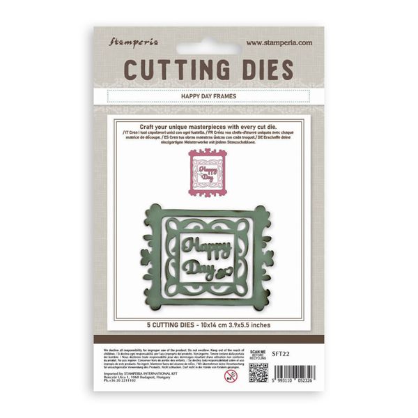 All Around A6 Cutting Dies - Happy Day Frames