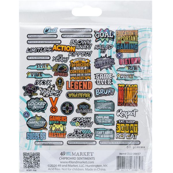 Level Up Chipboard Set