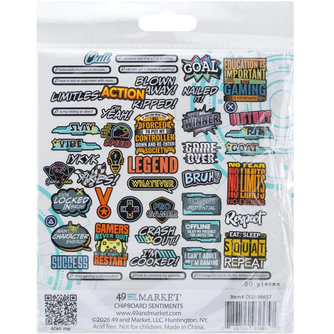 Hovedbilde Level Up Chipboard Set