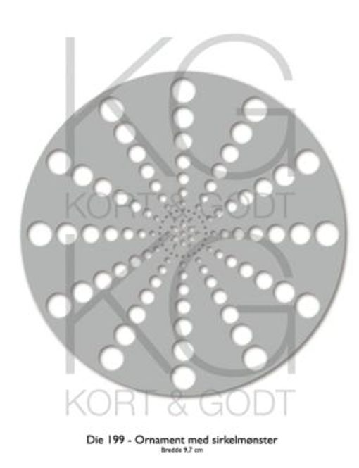 Hovedbilde Die 199 - Ornament med ...
