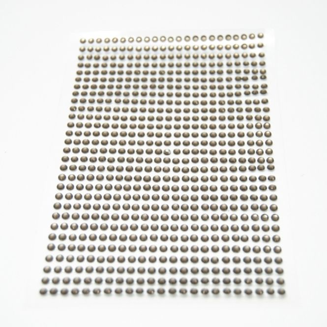 Hovedbilde stickers diamant 3mm mørk ...