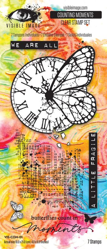 Tomorrow's Memories 4x8 Inch Stamp Set Counting Moments