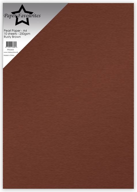 Hovedbilde Pearl Paper A4 Rusty Brown ...