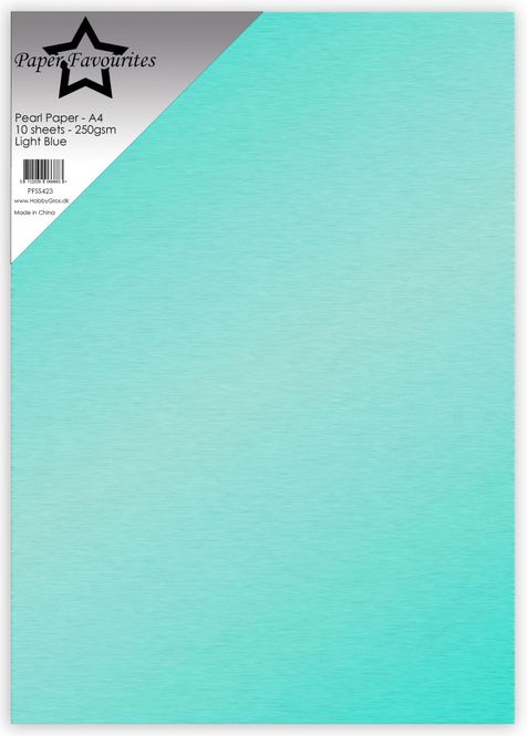 Hovedbilde Pearl Paper A4 Light Blue ...