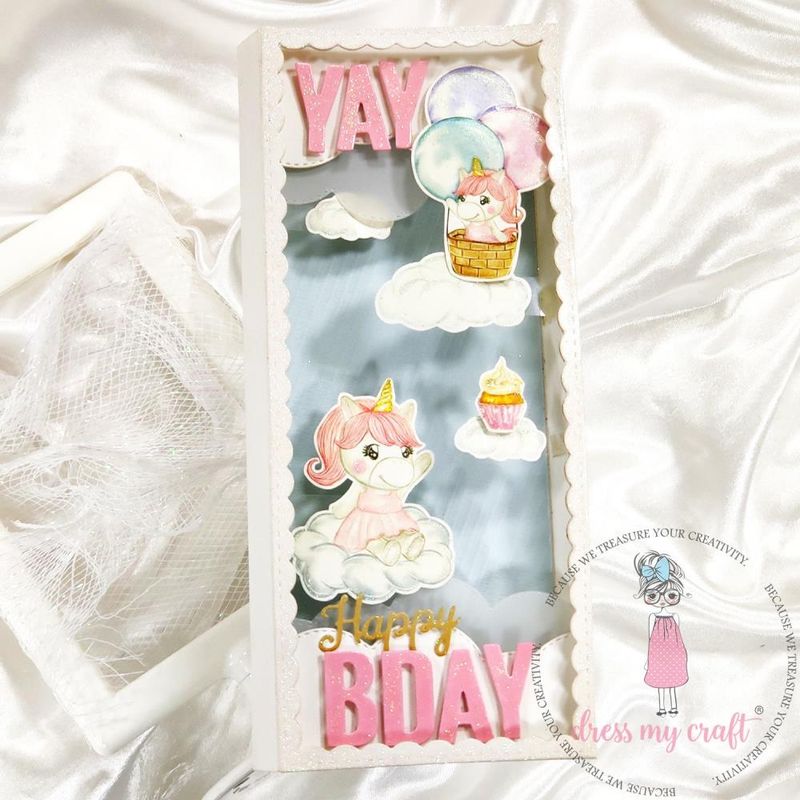 Dress My Craft Dies Inverted Stitched Scalloped Slimline
