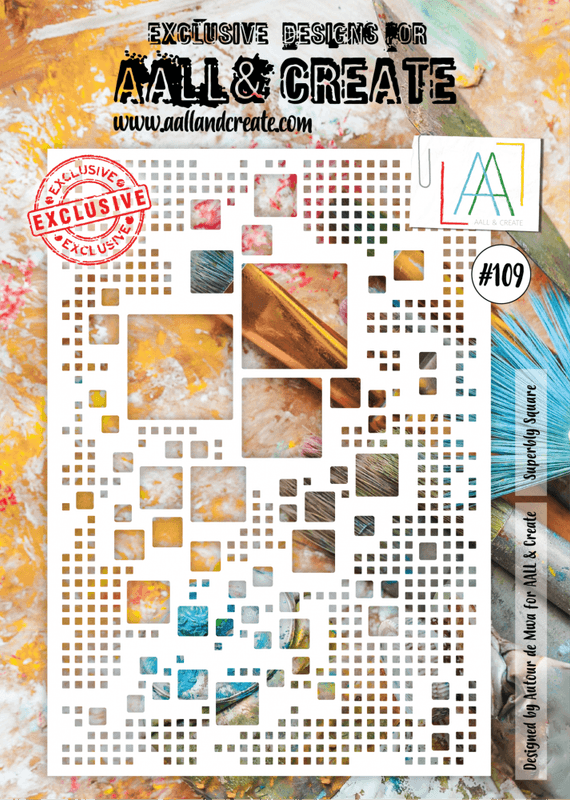 Aall & create - #109 - A4 STENCIL