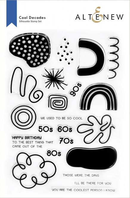 Hovedbilde Cool Decades Stamp Set
