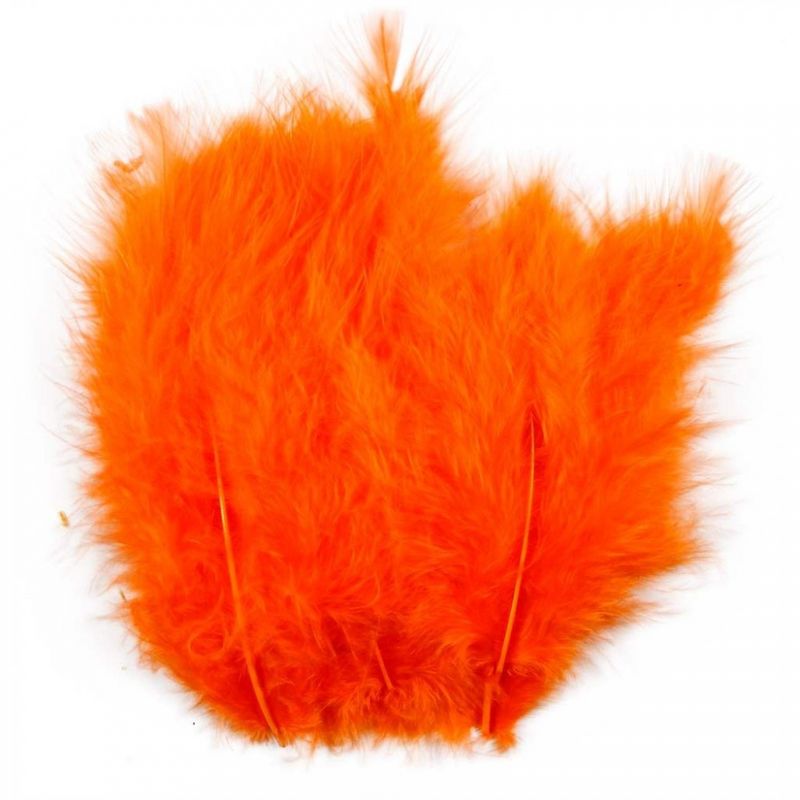 Dun , str. 5-12 cm, orange, 15stk.