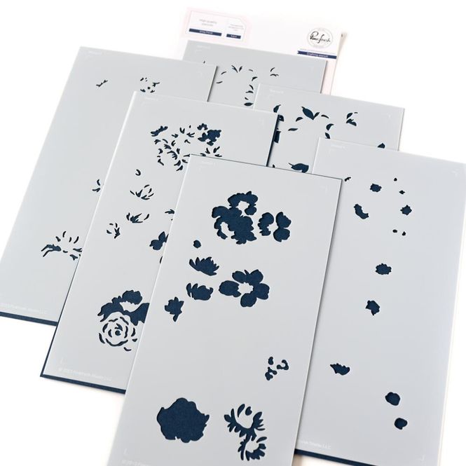 Hovedbilde Artsy Floral - Stencils 