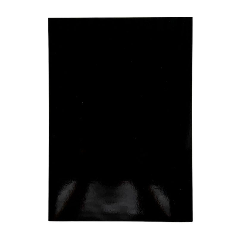 Black A4 Mirror Card Glossy 250gsm (5pcs)