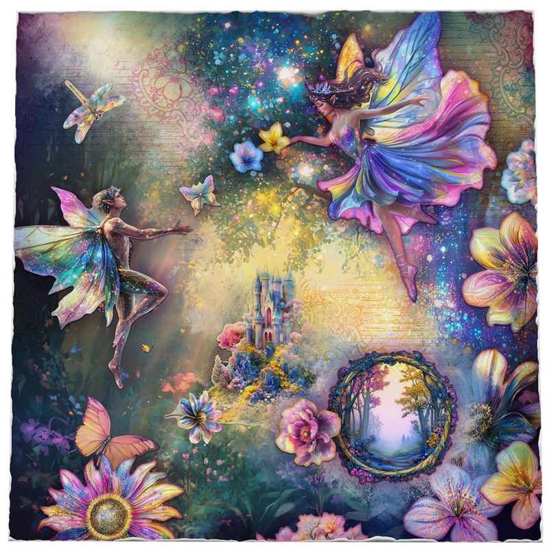 Enchanted 8x8 Inch Collage Paper Pad 