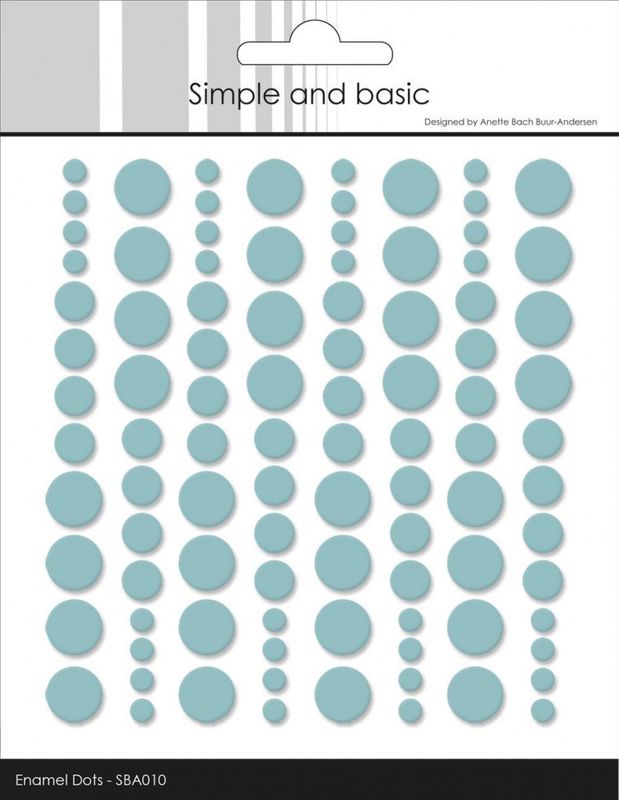 Simple and Basic Enamel Dots Mint - 010