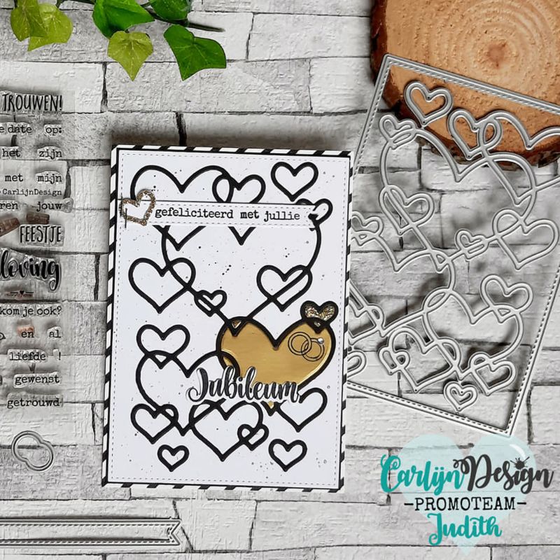 CarlijnDesign - Background hearts