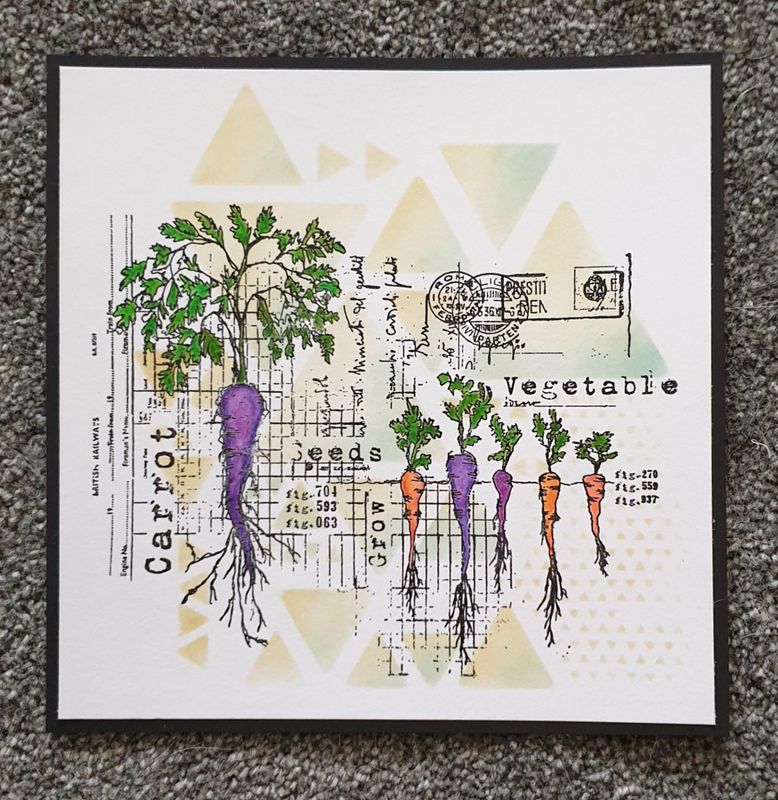 #99 - A4 STENCIL - Totally triangular