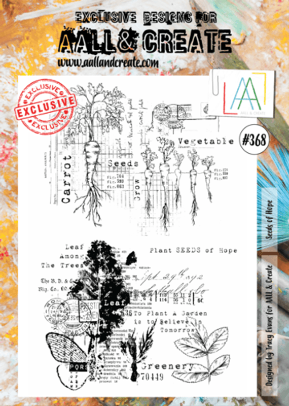 #368 - A4 STAMPS - Seeds of hope