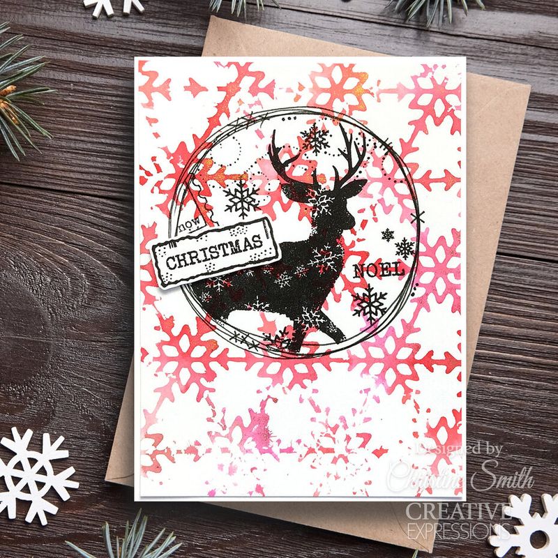 Winter Reindeer Clear Stamps