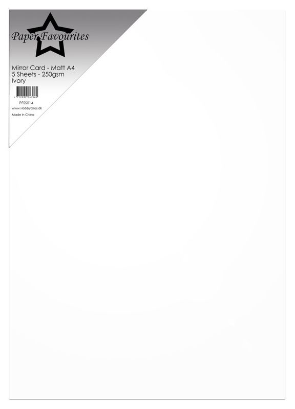 Ivory A4 Mirror Card Glossy 250gsm (5pcs)