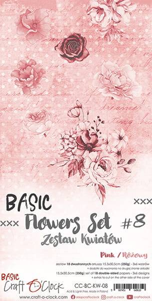 BASIC - FLOWERS - SET 08 - Pink