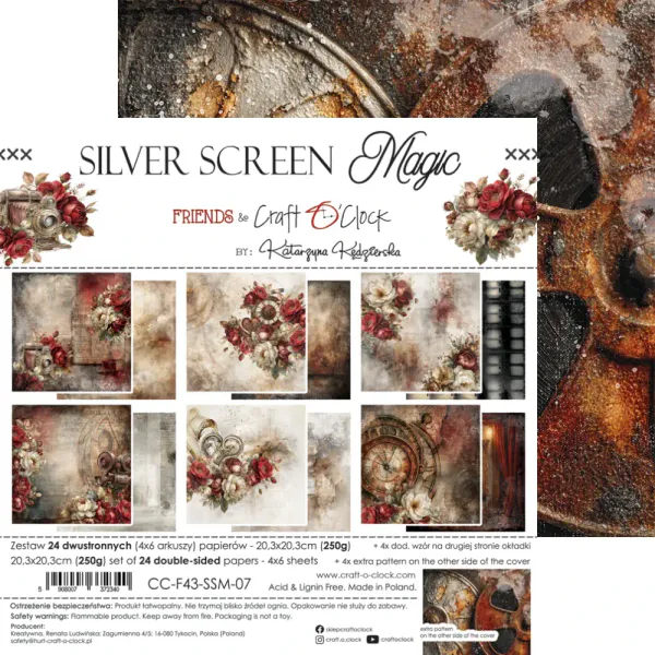 SILVER SCREEN MAGIC -  20,3X20,3CM