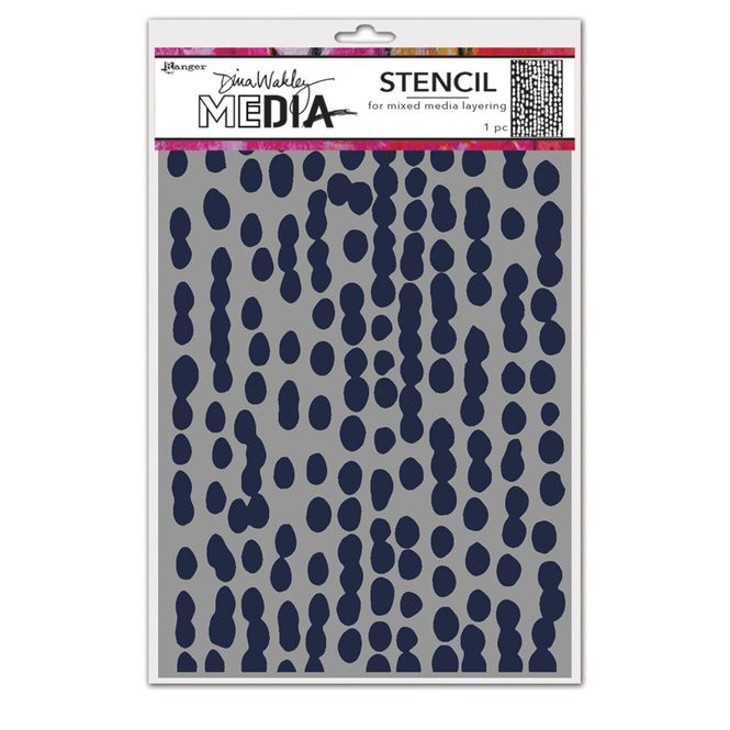 Hovedbilde Dina Wakley MEdia Stencil ...