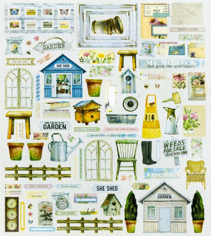 From the garden -  Ephemera Set