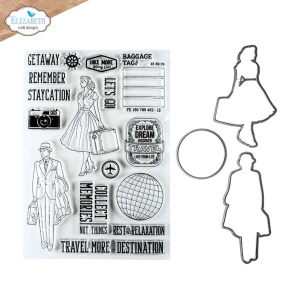 Rest & Relaxation Stamp and Die Set Let's Go! by Everyday Memories