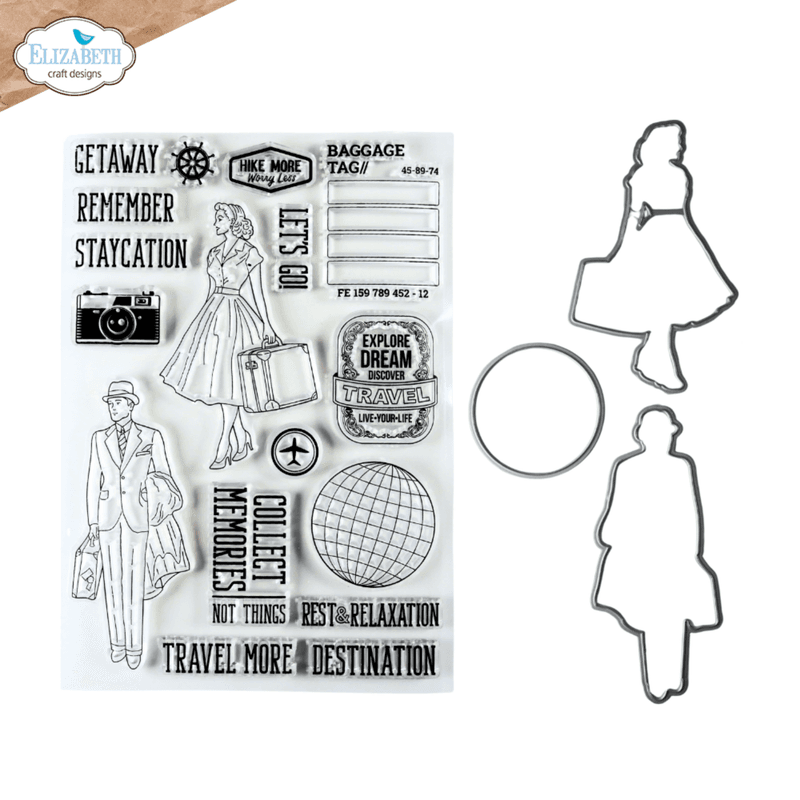 Rest & Relaxation Stamp and Die Set Let's Go! by Everyday Memories