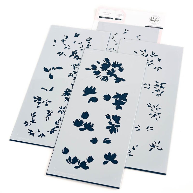 Artistic Magnolias - stencil