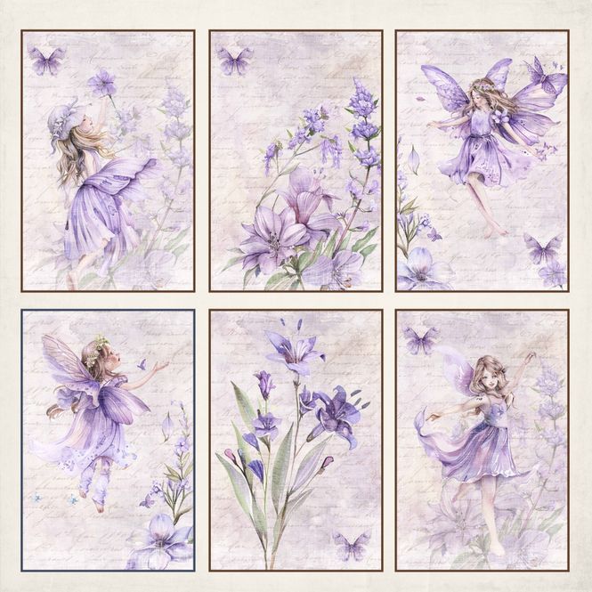 Hovedbilde Fairies - Cards flowers
