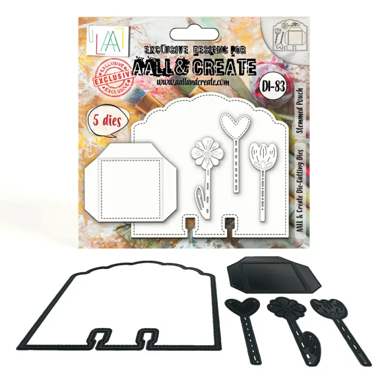 DI-83 - DIE-CUTTING DIE SET - STEMMED POUCH