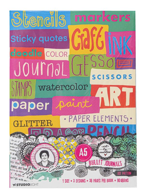 Signature Collection Bullet Journals A5 Dot Pattern (3pcs)
