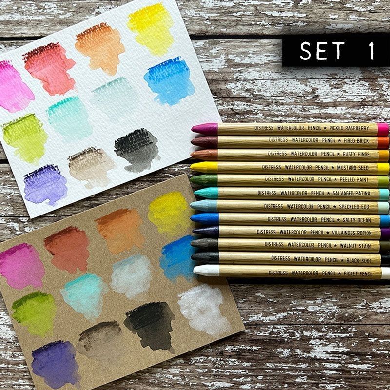 Distress Watercolor Pencils - Set 1