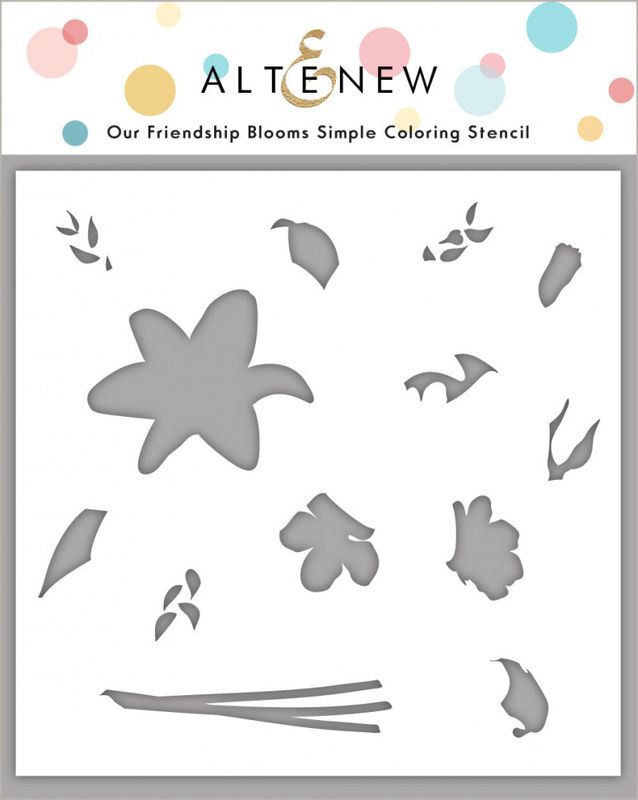 Our Friendship Blooms Stamp Set + Dies + Stensil