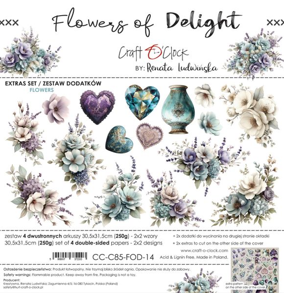 FLOWERS OF DELIGHT - EXTRAS SET - FLOWERS