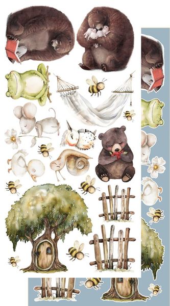 Alchemy of Art Extras to Cut Friends of the forest– 30,5&times;15 cm
