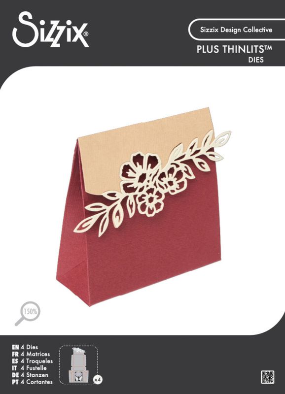 Thinlits Die Set Blossom Gift Bag (4pcs) by Sizzix 