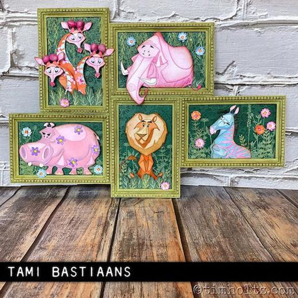 Thinlits Colorize Die Gertrude (10pcs) by Tim Holtz