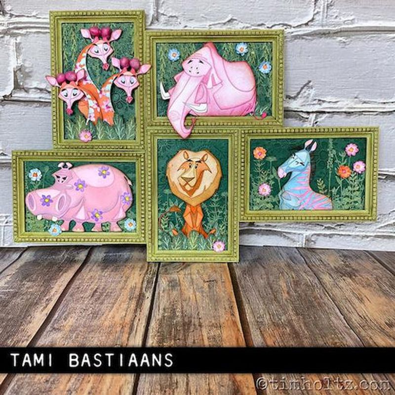 Thinlits Colorize Die Gertrude (10pcs) by Tim Holtz
