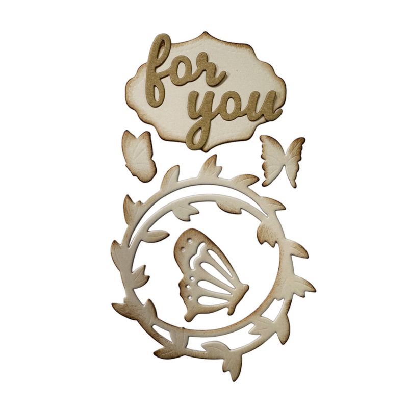 All Around A6 Cutting Dies For you Wreath