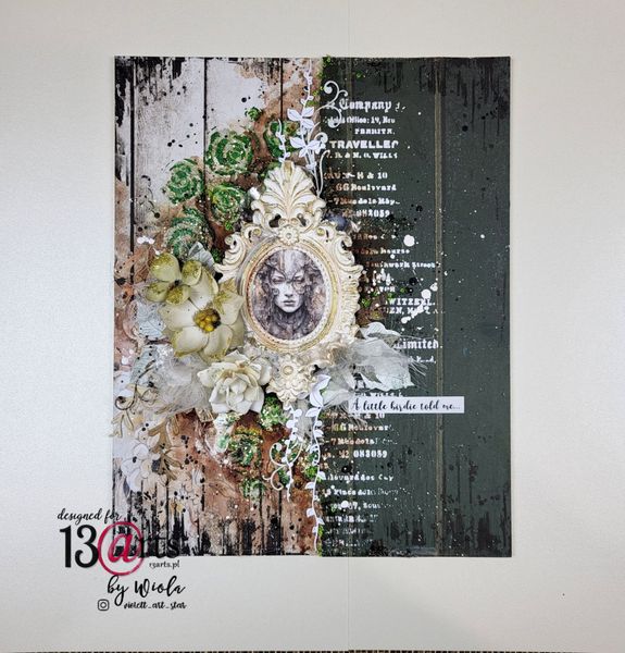 Paper pad GRUNGY WINTER 12x12"