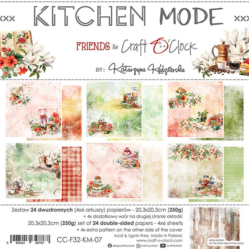 KITCHEN MODE - A SET OF PAPERS 8x8