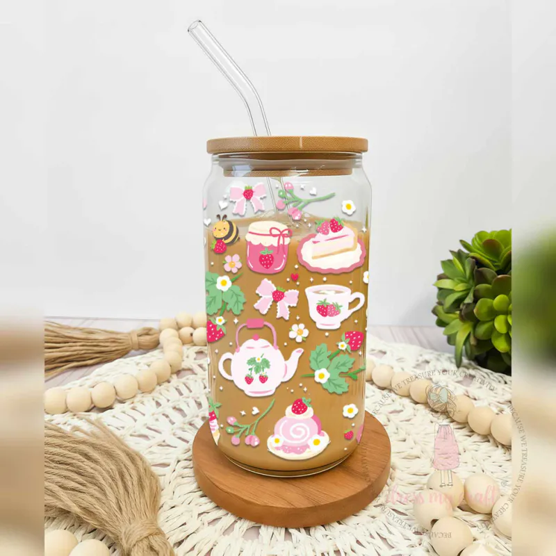 DIY tumbler glass