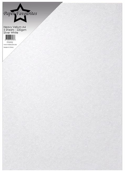 Hovedbilde Heavy Vellum A4 Silver White ...