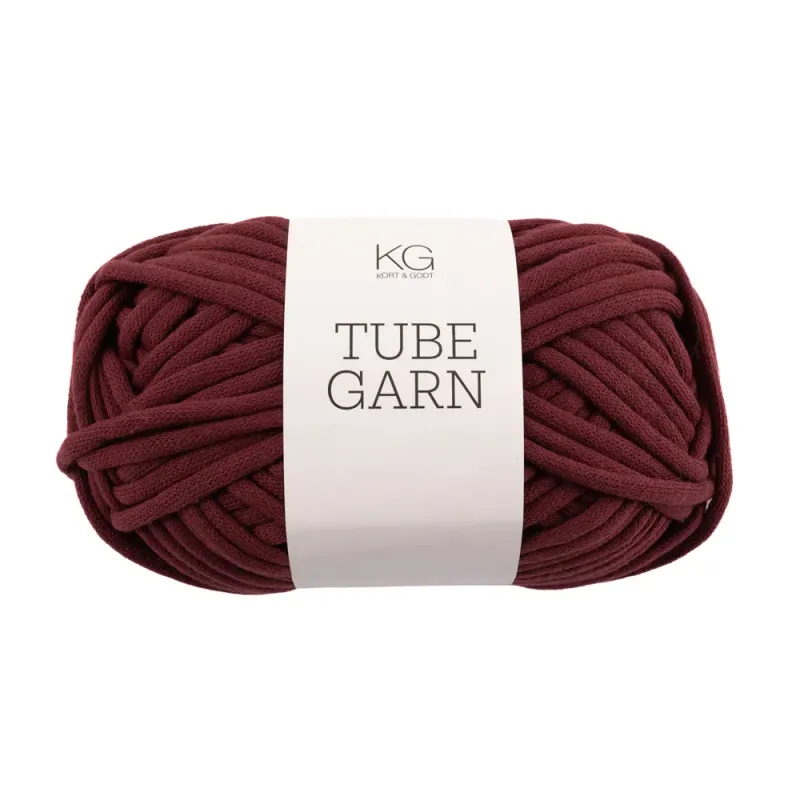 TB116 Tubegarn 4 mm 1535- Vinrød