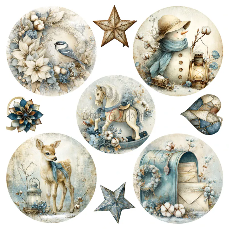 Craft O'Clock - Snow Games - Paper Pack  - 8x8