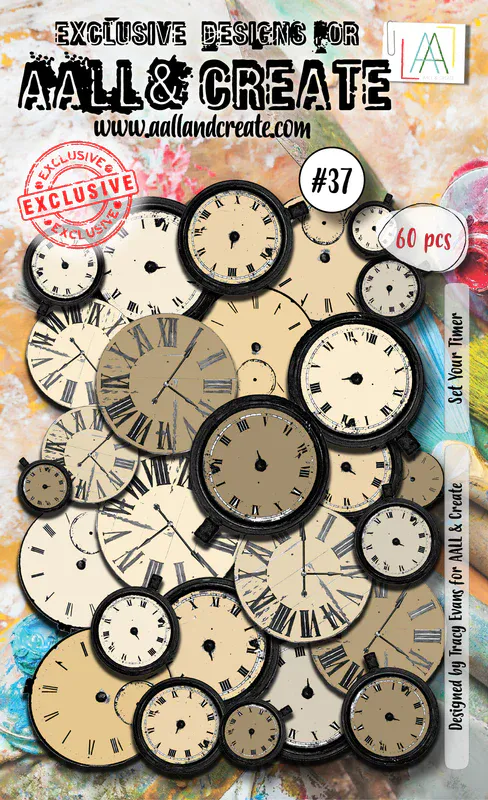 #37 - EPHEMERA DIE-CUTS - SET YOUR TIMER