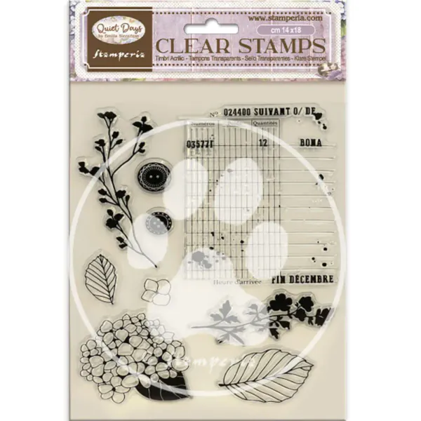 Quiet Days Clear Stamp Hydrangea 
